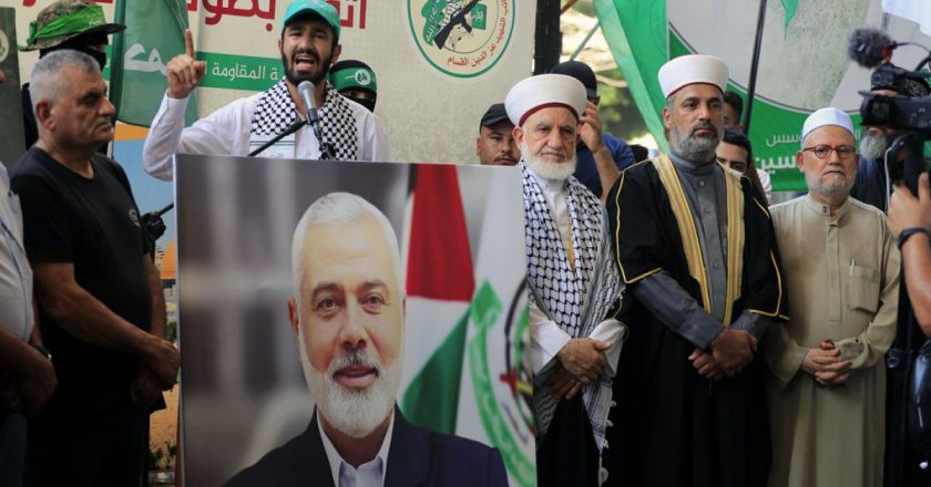 Protestolar Hamas'ın önde gelen liderlerinden Haniye'nin öldürülmesinin ardından patlak vermişti.