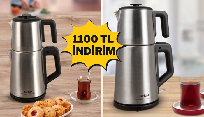 Evde ve ofiste sonsuz çay keyfi! Tefal'in en çok satan çay makinesi satışta