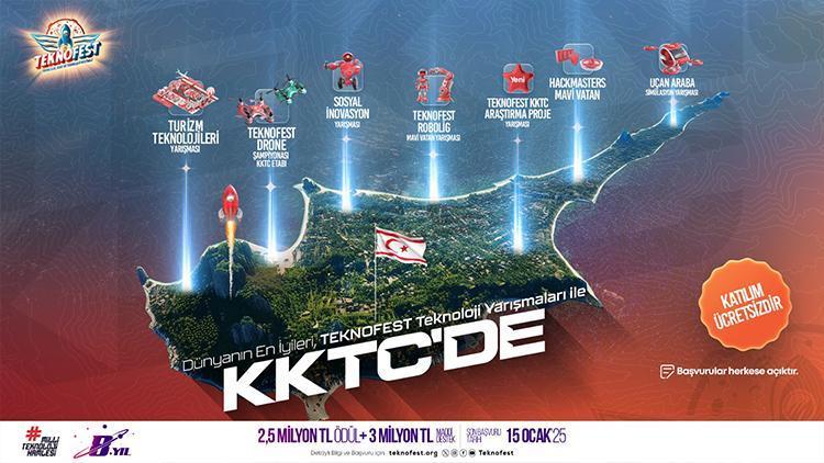 TEKNOFEST KKTC 2025 teknoloji yarışmalarının kayıtları başladı!