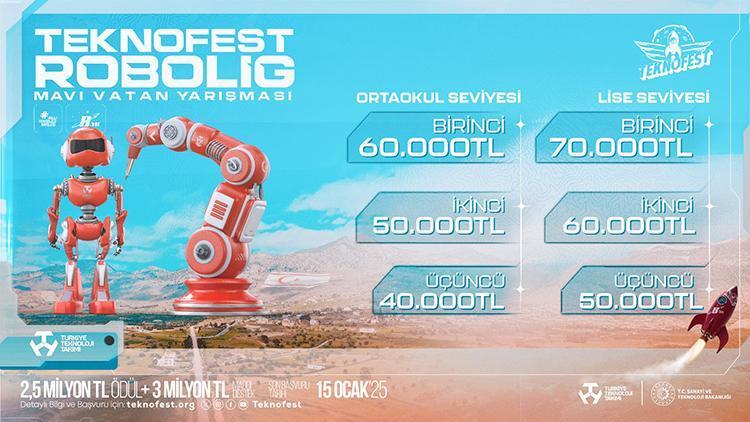 TEKNOFEST Robolig Mavi Vatan Yarışması kayıtları devam ediyor