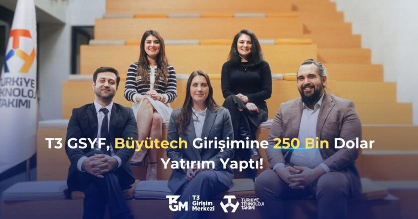 T3 Girişim Sermayesi yatırım fonundan Güçlütech’e 250 bin dolarlık yatırım