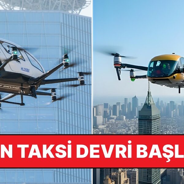 Uçan Taksi Çağı Başladı: Çin’de Drone ile Yemek Teslimatı!