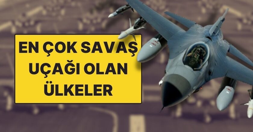 Dünya Genelinde Savaş Uçağı Sayısıyla Öne Çıkan Ülkeler: Türkiye Nerede?
